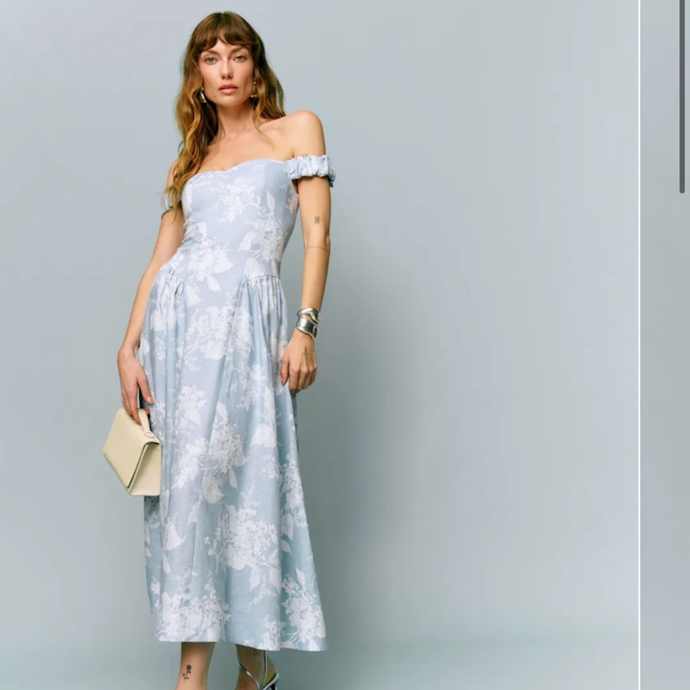 Monet Linen Dress